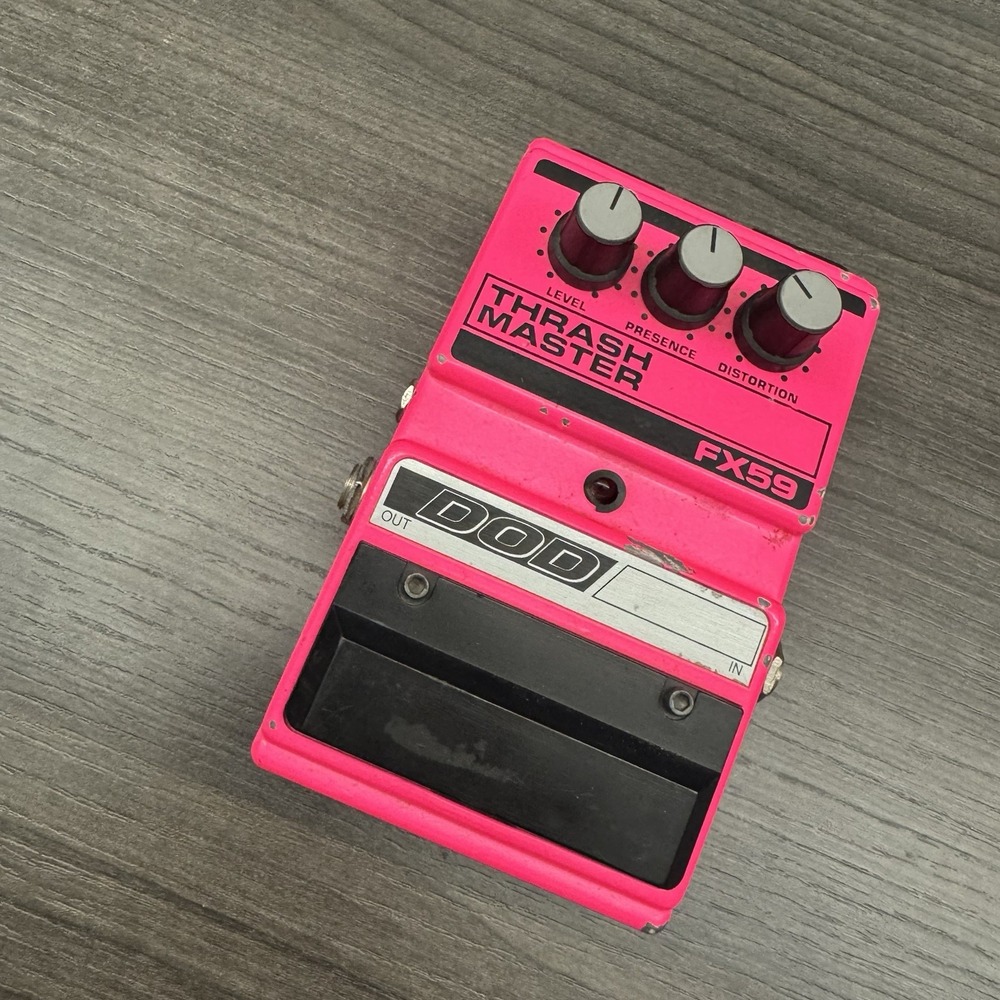 Vintage DOD FX59 Thrash Metal Distortion Guitar Effect Pedal USA
